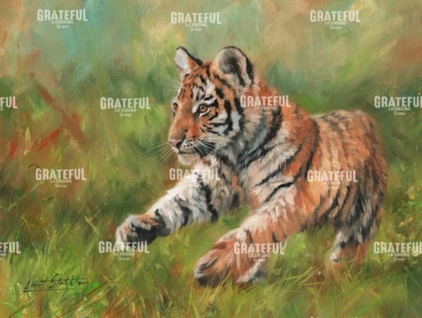 Tiger Cub Running