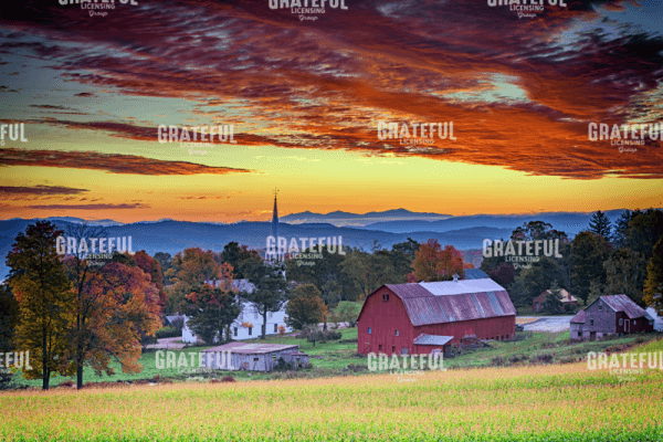 Dawn in Peacham, VT
