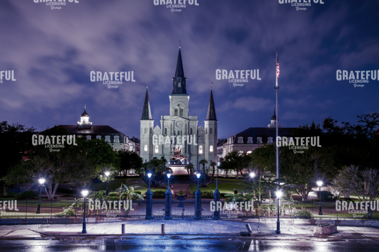 Jackson Square Night Lights