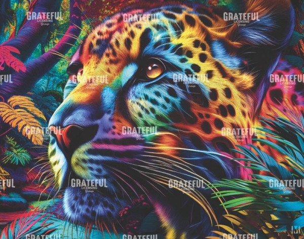 Sunset Leopard