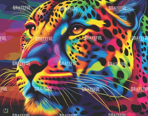 Abstract Leopard