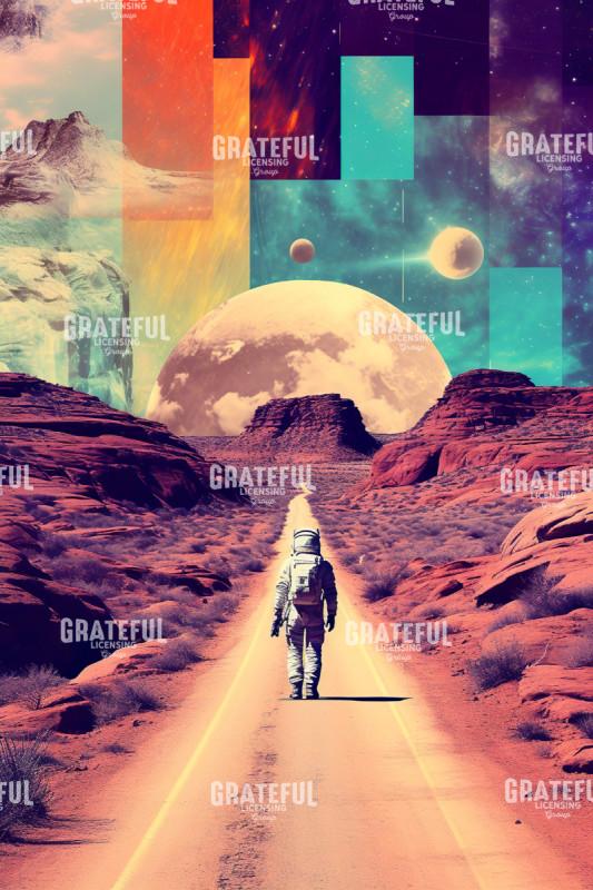 Glitch Walk, Astronaut Rainbow