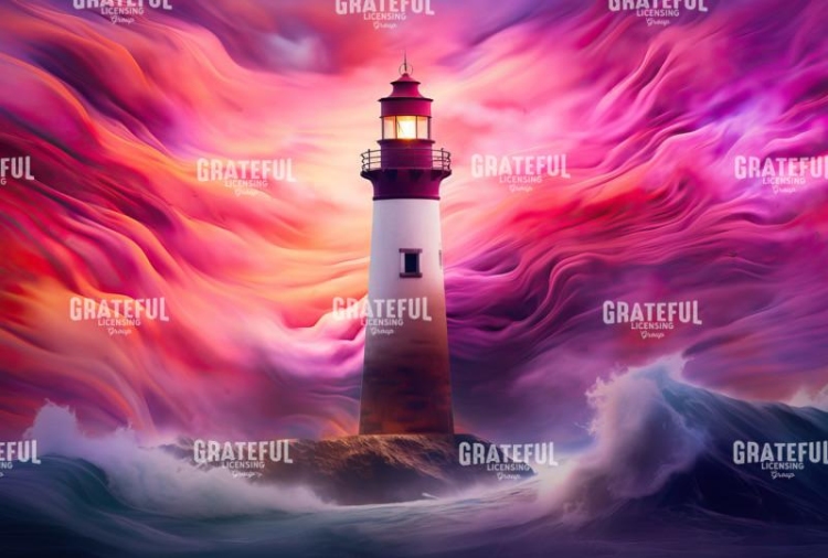 Misty Lighthouse