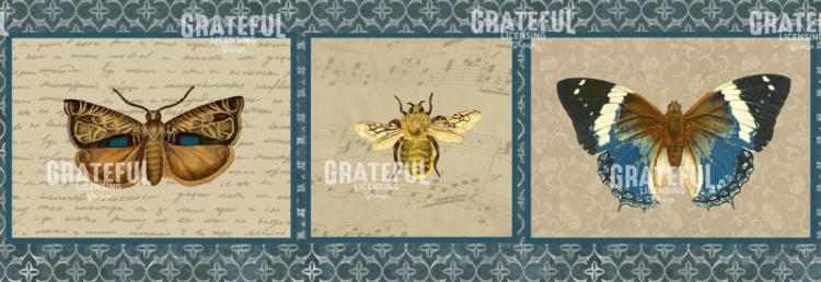 English Manor Trio - Horizontal Panel 2