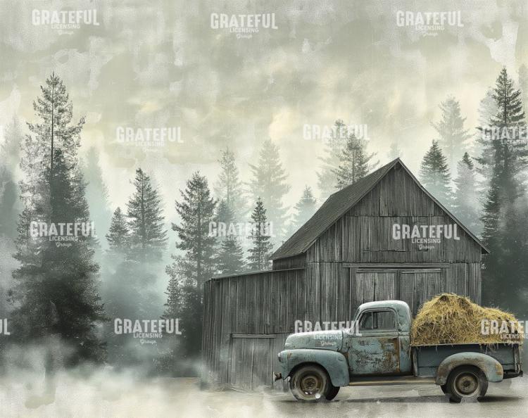 Old Truck By The Barn