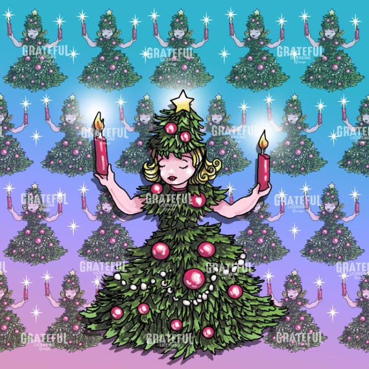 Christmas Tree Girl