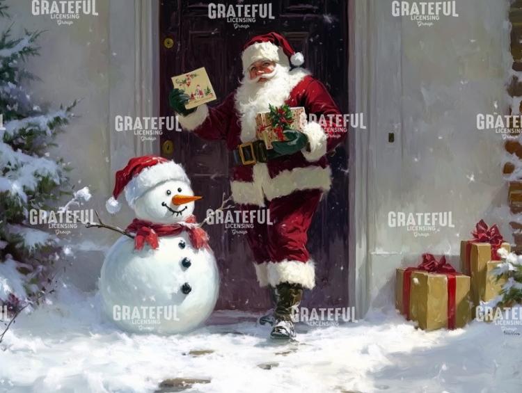 Snowman's Gift from Santa