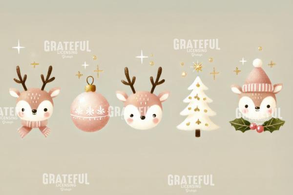 Reindeers and Ornaments