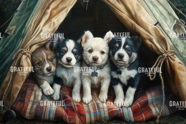 Puppies going Camping 1