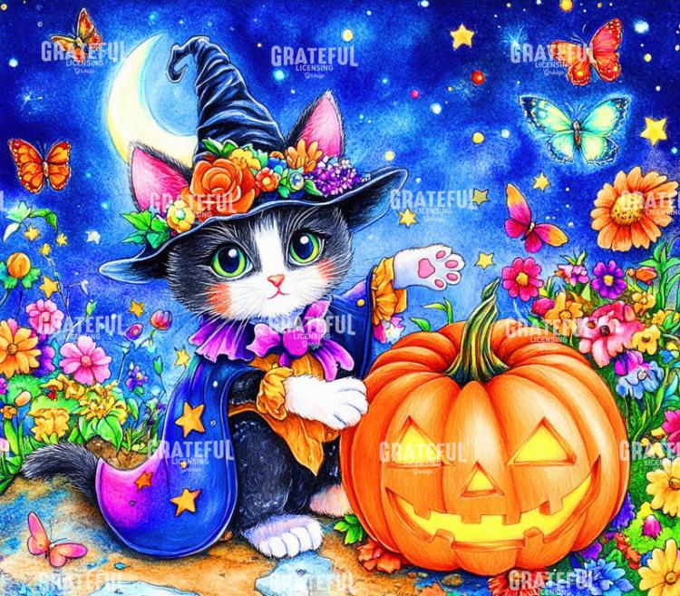 trick or treat cat