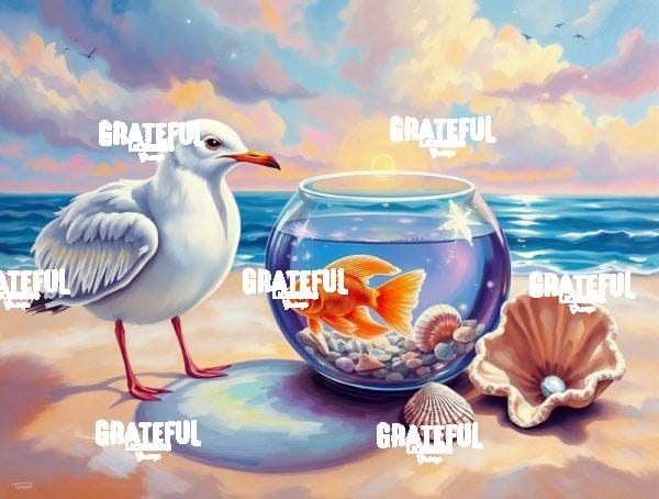 Seagull and Goldfish
