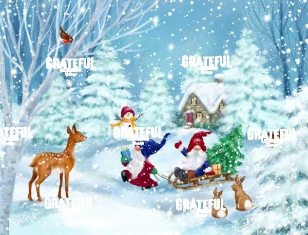 Christmas Gnomes Going Home
