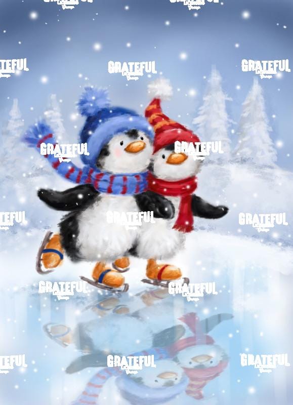 Penguins Skating