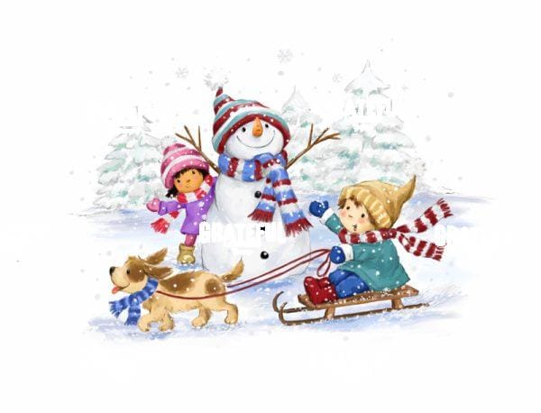 Children in January