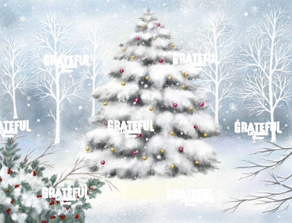 Tree, Snowflakes, Berries & Twigs