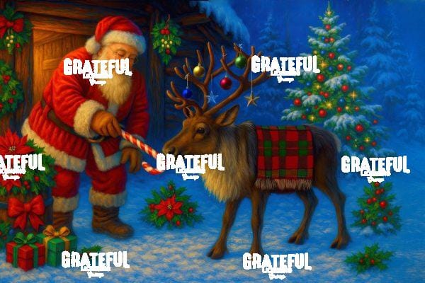 Santa and Reindeer