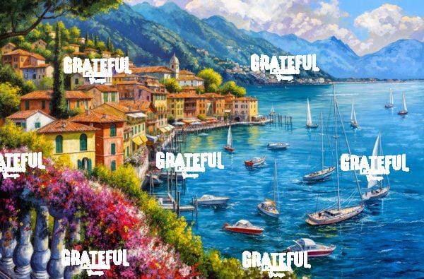 Italian Marina Painting 2