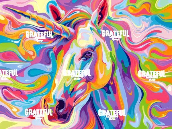 Unicorn, Rainbow Psychedelic Dream