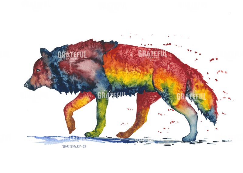 Rainbow Wolf