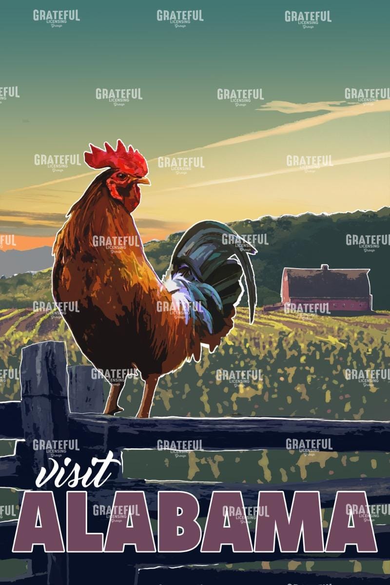 Alabama Travel Poster