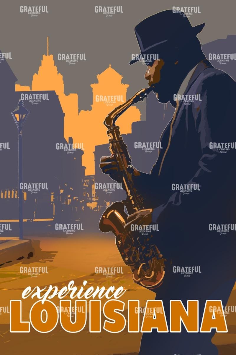 Louisiana Travel Poster