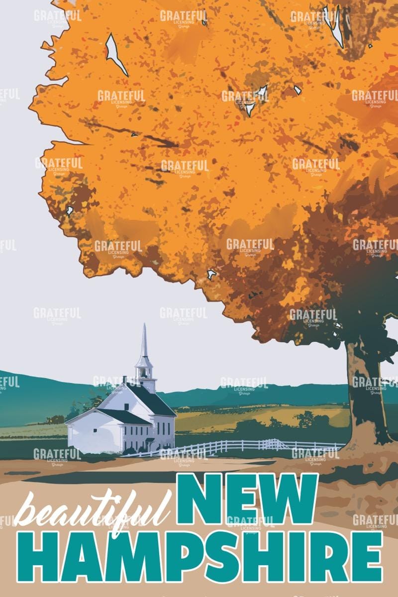 New Hampshire Travel Poster