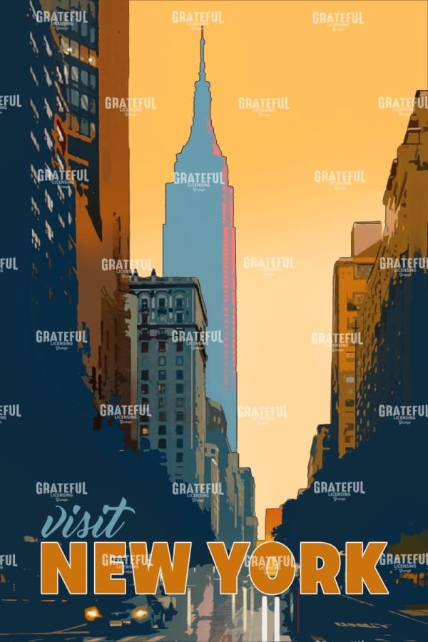 New York Travel Poster