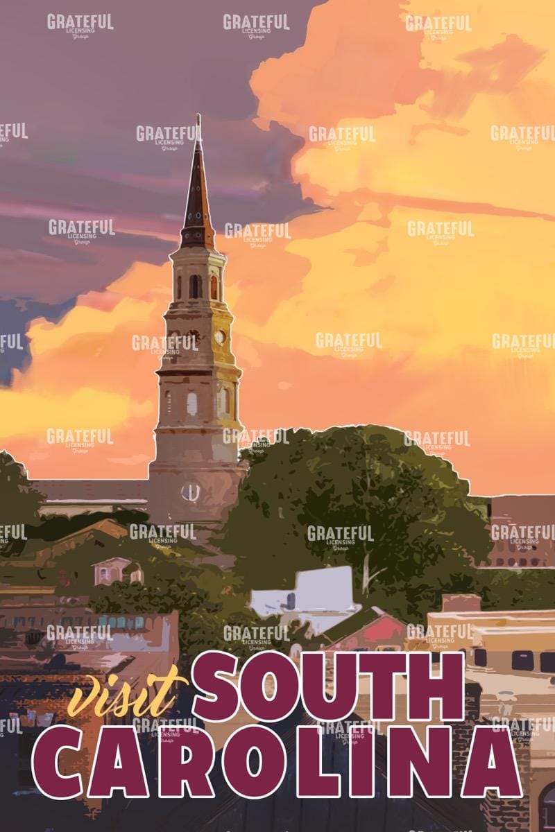 South Carolina Travel Poster