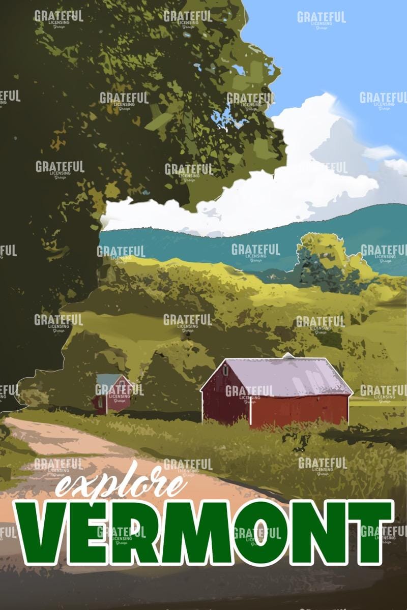 Vermont Travel Poster