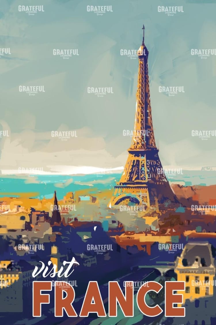 France Travel Poster