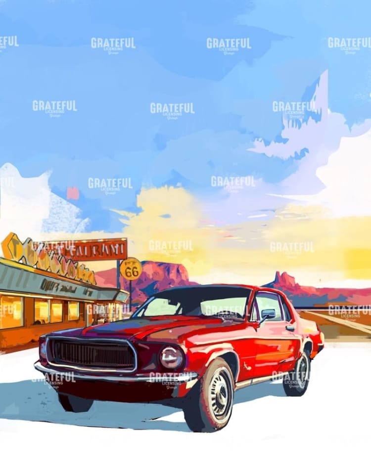 Rt.66 Red Car