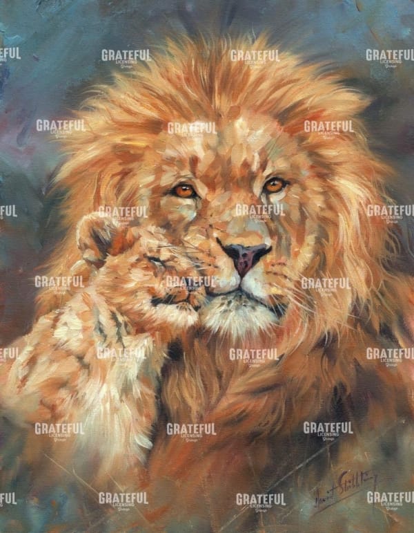 Lion Love portrait