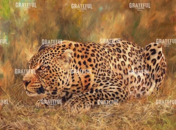 Leopard about to pounce
