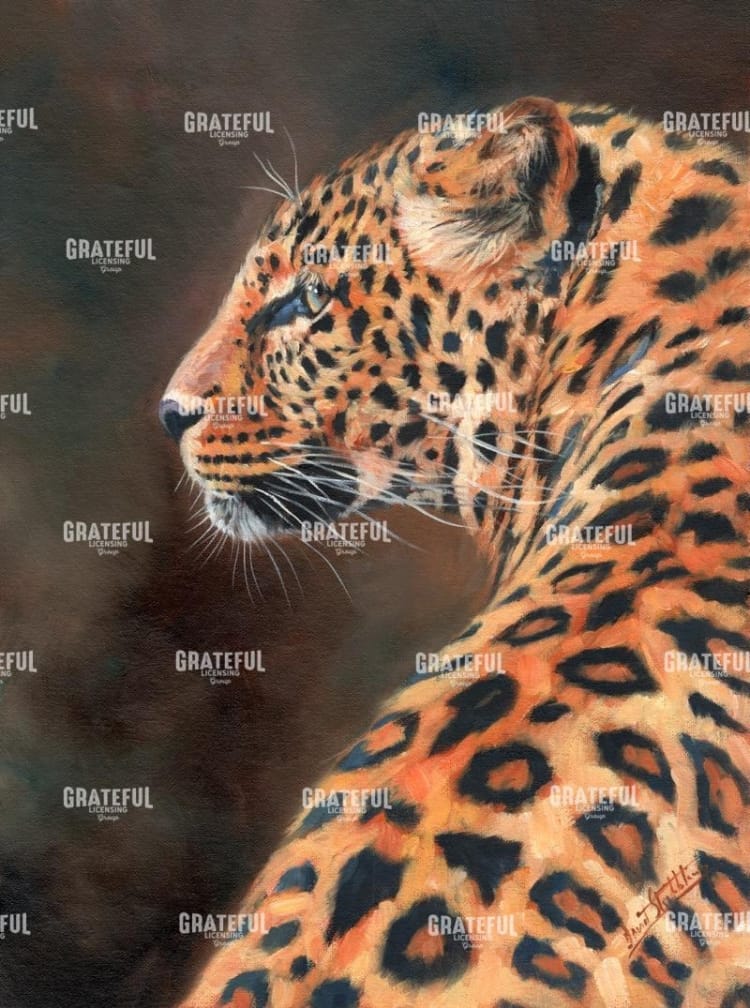 Leopard Profile from Back