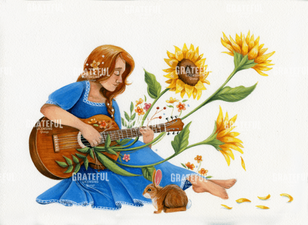 Floral Guitar