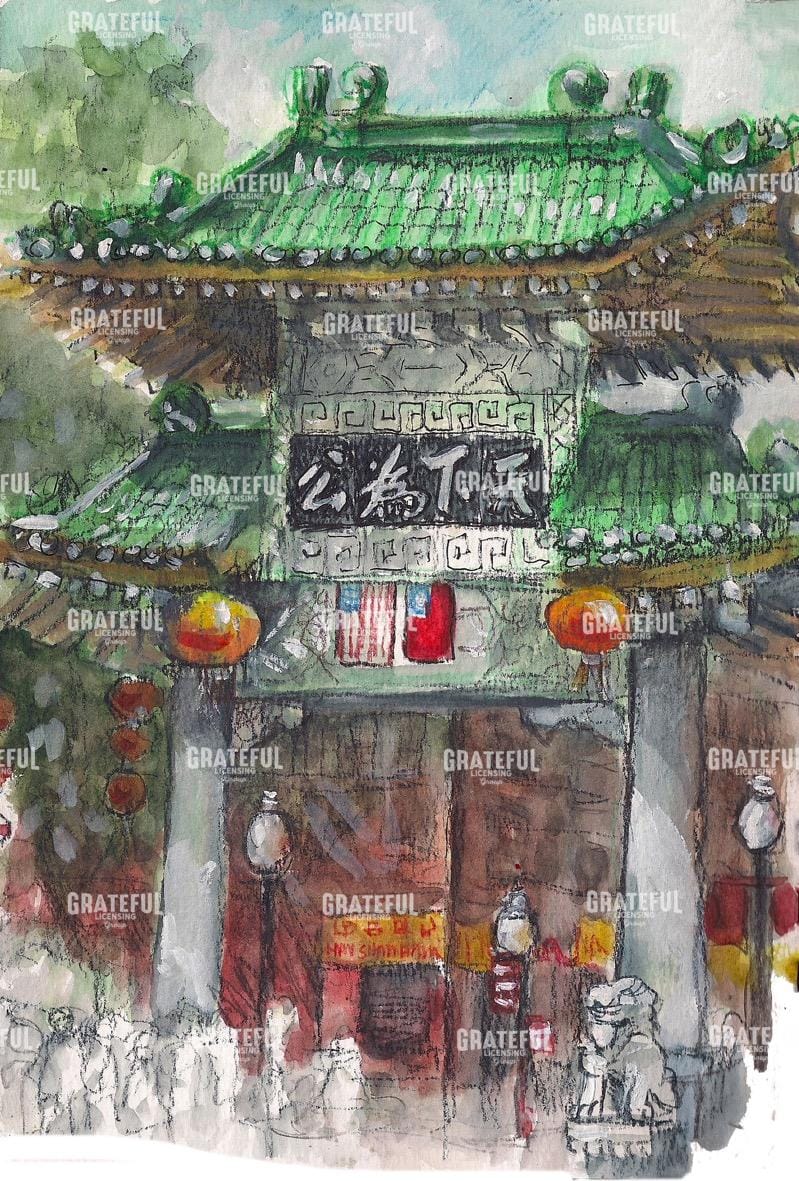 Boston Chinatown Arch