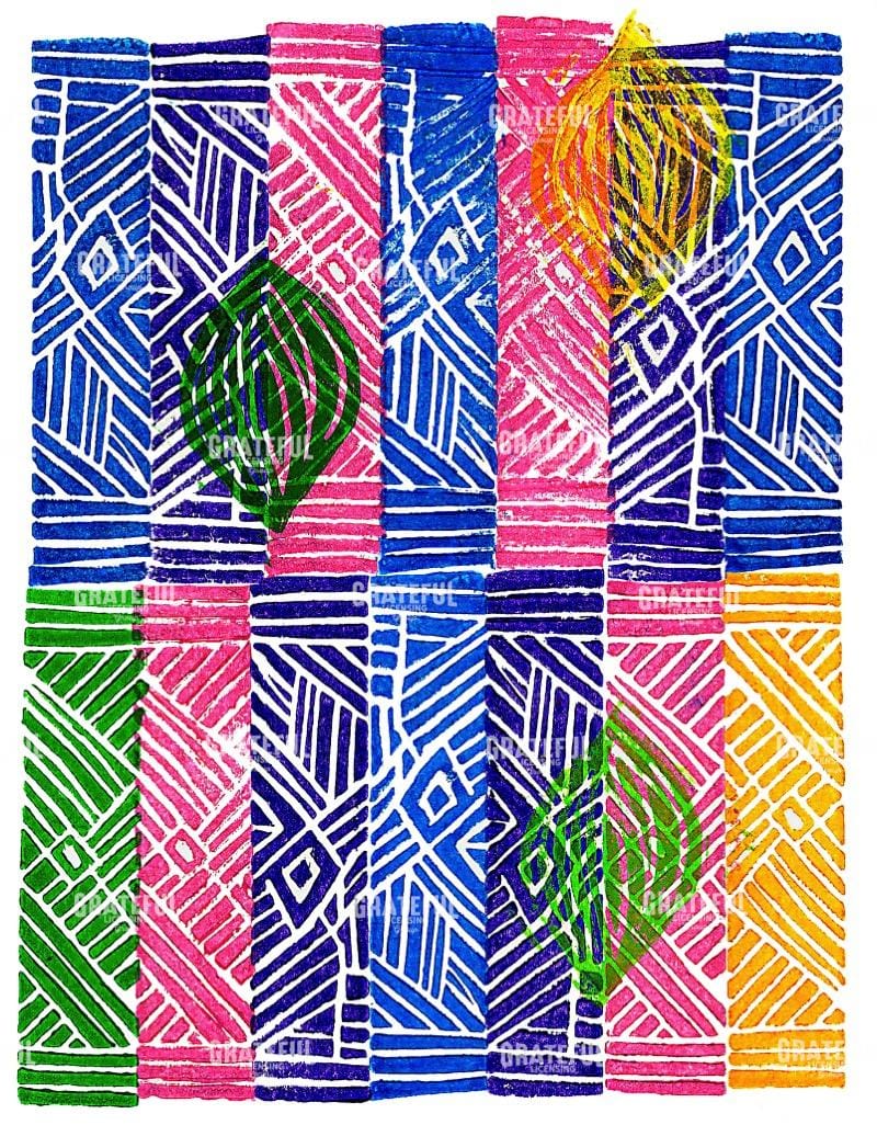 Lino Tiki-patterns