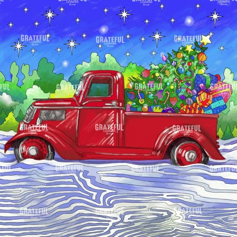 christmas tree truck