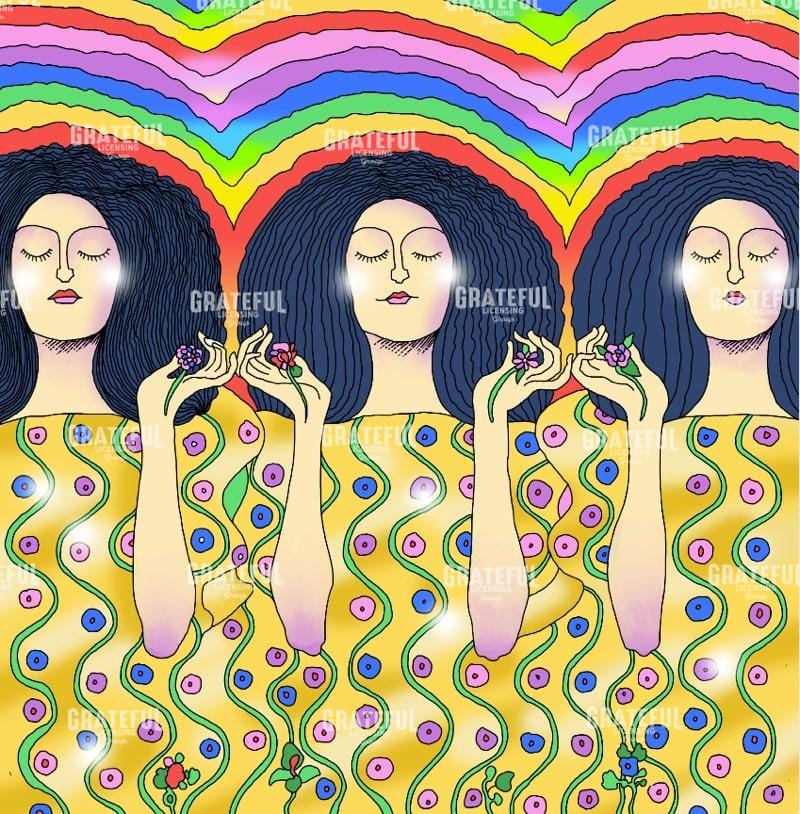 klimt rainbow trio
