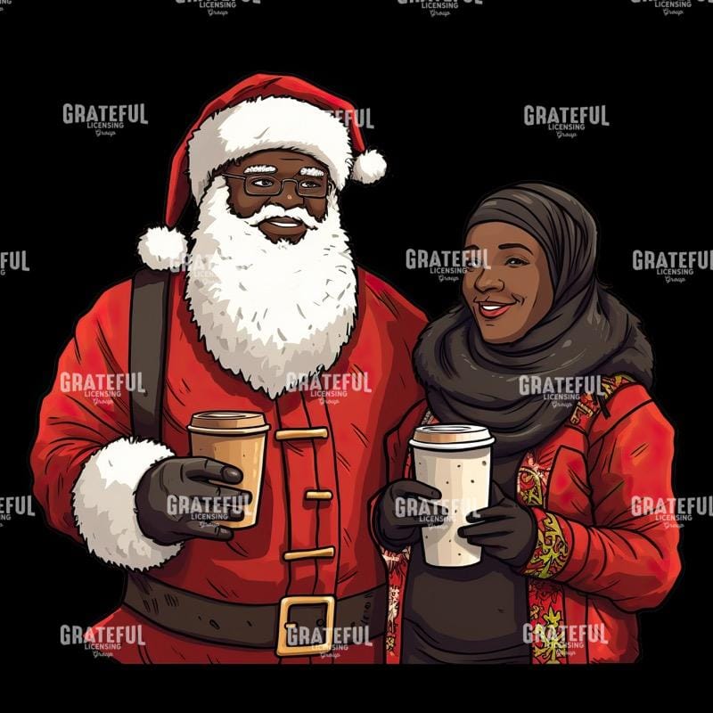 Santa and Mrs. Claus - Tea Time!