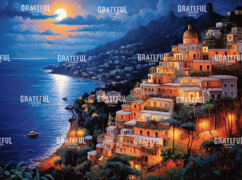 Positano Moonlit