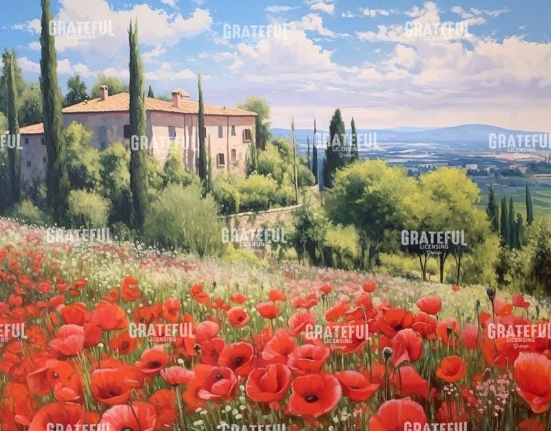 Poppy Field in Full Sun