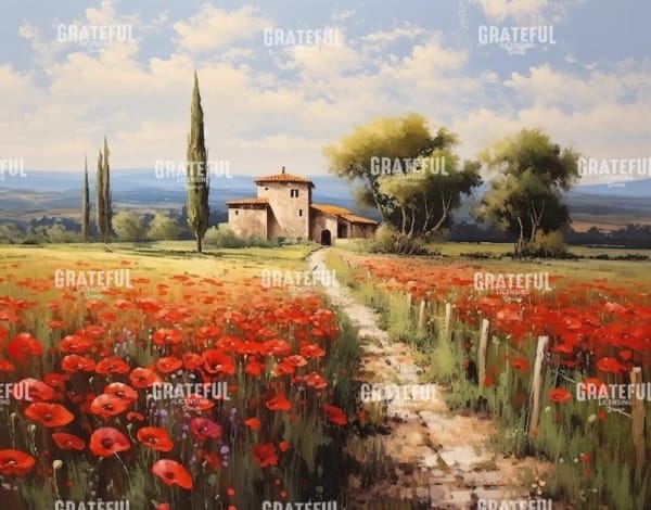 Red Poppy Path