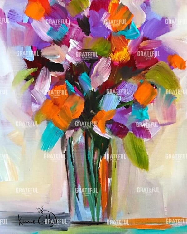 Orange and Purple bouquet