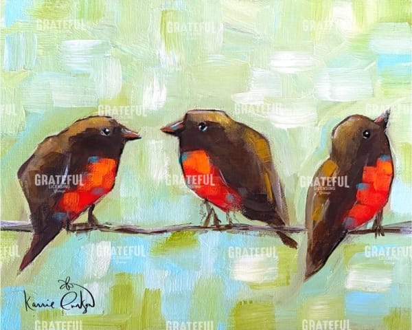 Birds on a wire