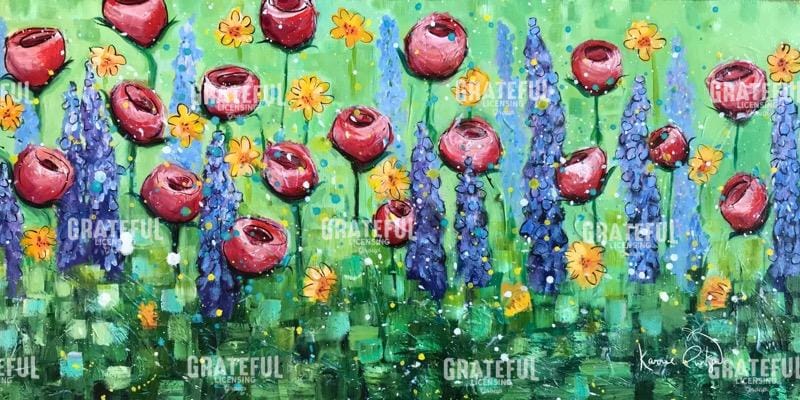 Tulips and Blue Bonnets