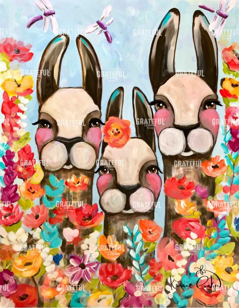 Llama family in garden.jpg