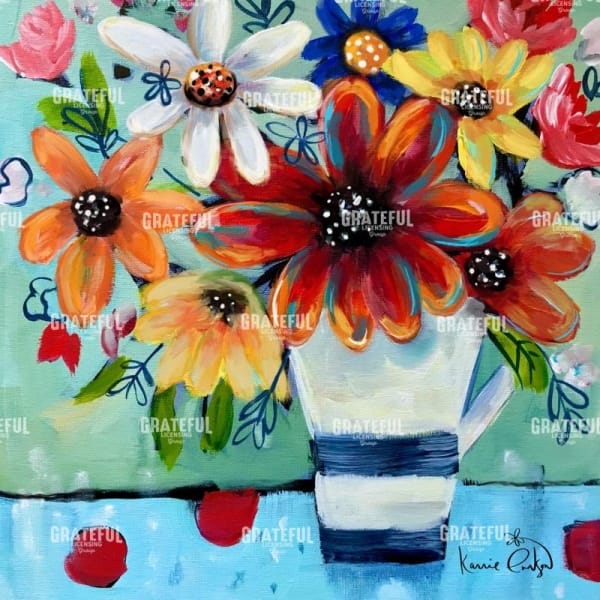Daisies in pitcher
