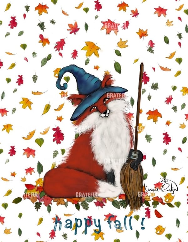 Happy Fall Fox