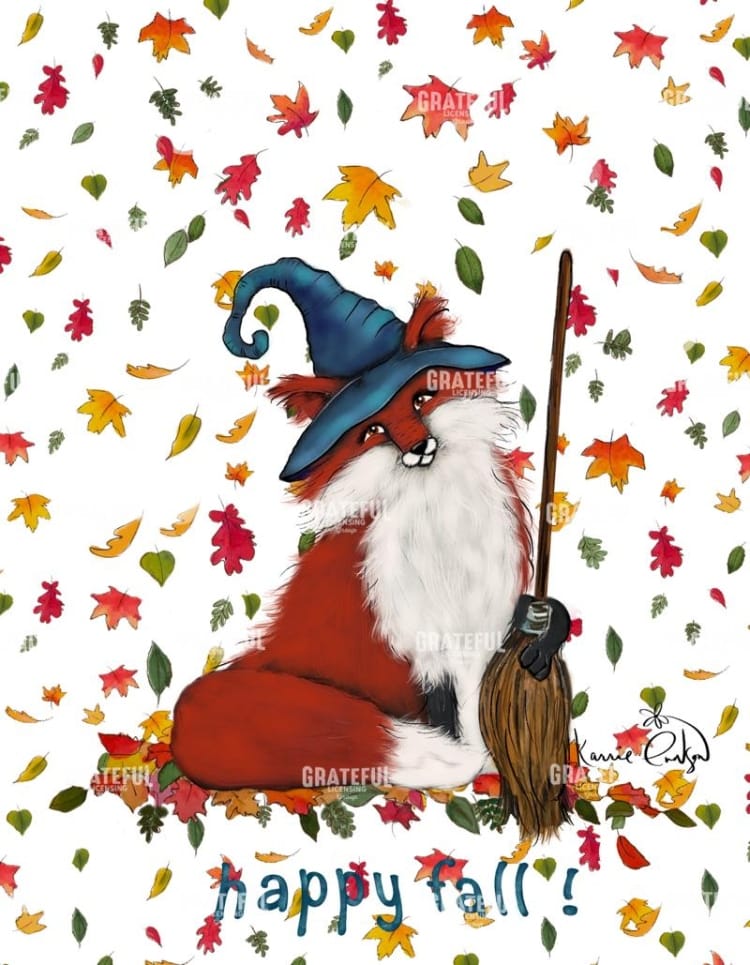 Happy Fall Fox